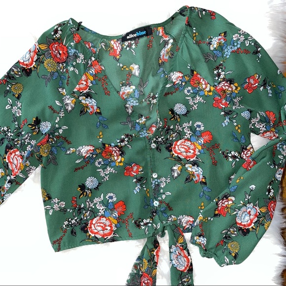 Sold_H&M Floral Print Blouses- Different Styles - Preloved. Like New - Picture 4 of 8